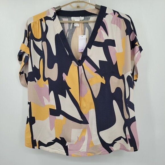 Lascana Abstract Print Blouse - Picture 1 of 12